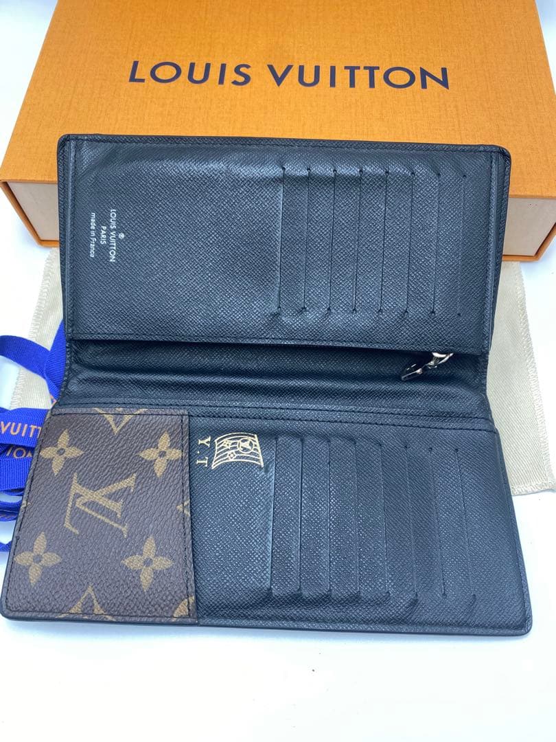 美品‼️新型　LOUIS VUITTON 長財布 ポルトフォイユ・ブラザ
