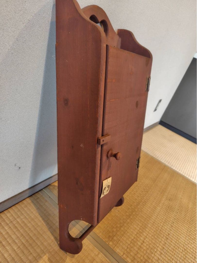 カントリー　アンファン　enfant タオル　キャビネット　棚　壁掛けタイプ