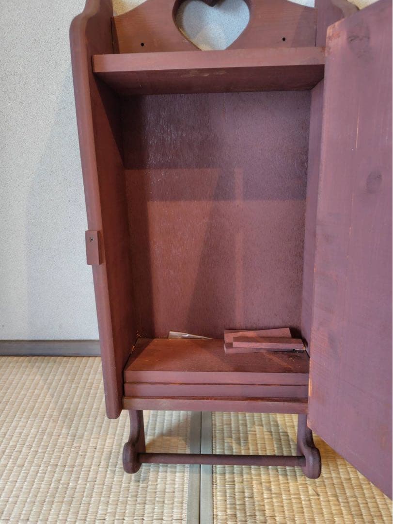 カントリー　アンファン　enfant タオル　キャビネット　棚　壁掛けタイプ