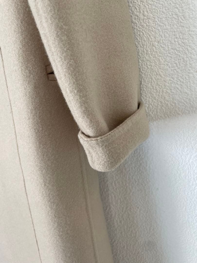 【希少】MADISON BLUE パールチェスターコート ミルクティーベージュ