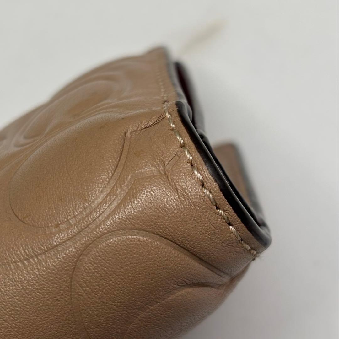 なかなか綺麗♡COACH♡コーチシグネチャー総柄折り財布