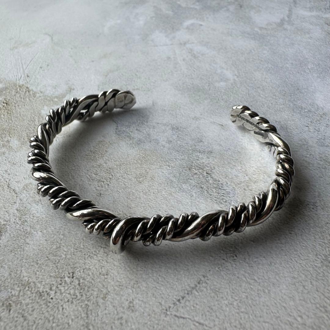 ヴィンテージ モダニストツイストブレスレット シルバー925 メキシコ製