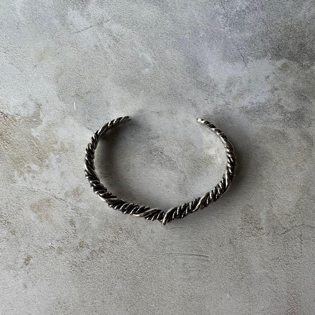 ヴィンテージ モダニストツイストブレスレット シルバー925 メキシコ製
