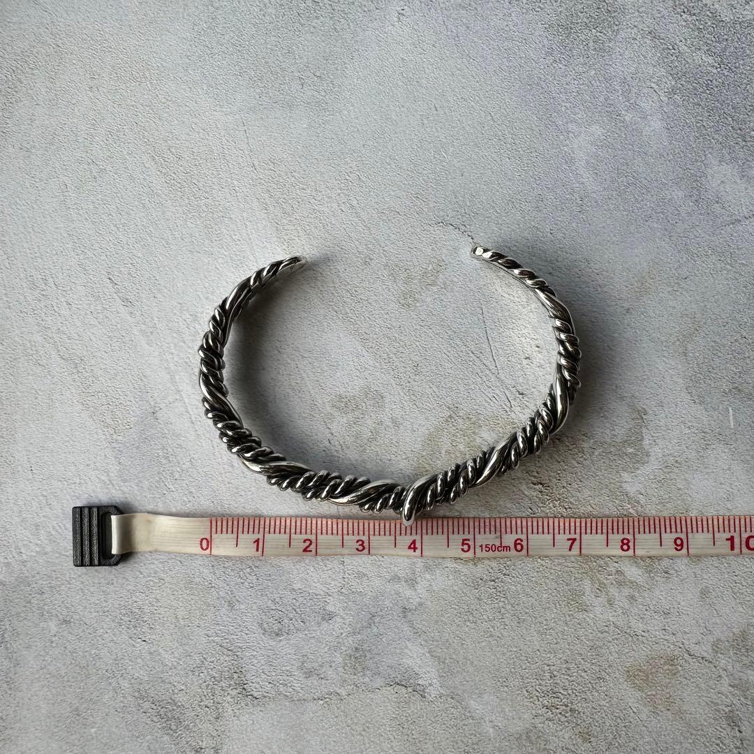 ヴィンテージ モダニストツイストブレスレット シルバー925 メキシコ製