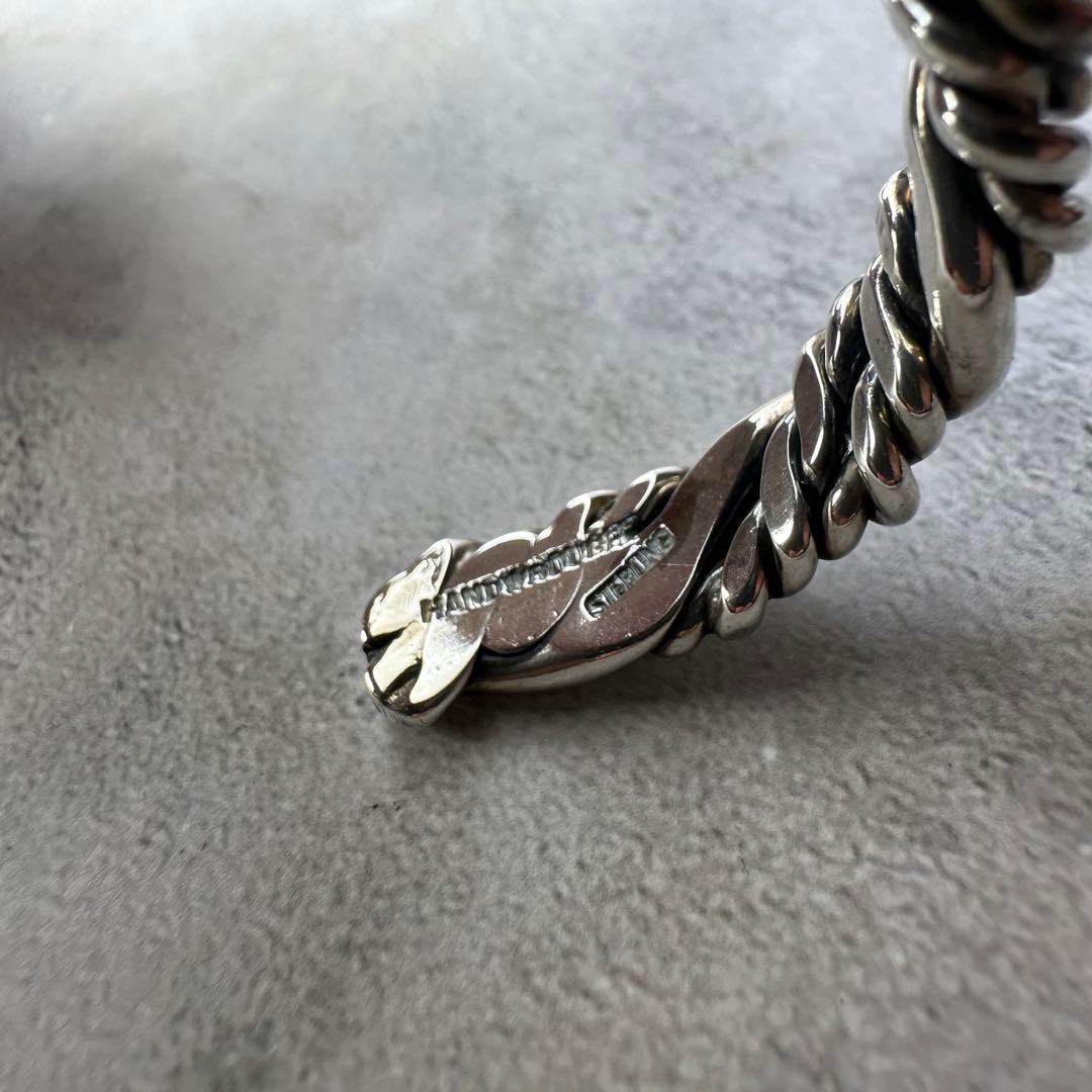 ヴィンテージ モダニストツイストブレスレット シルバー925 メキシコ製