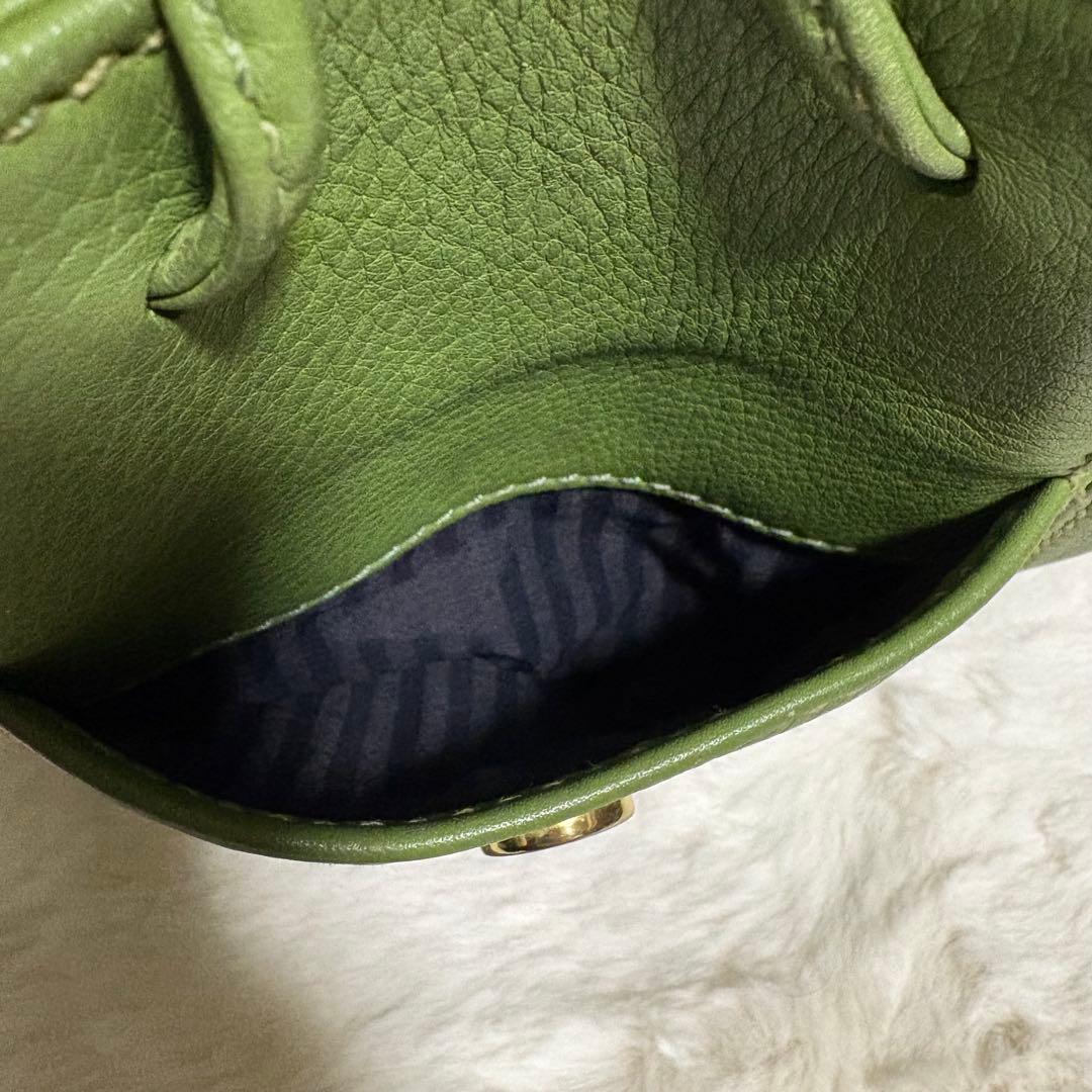 【美品】希少色✨COACH コーチ　リュック　バックパック4925 グリーン