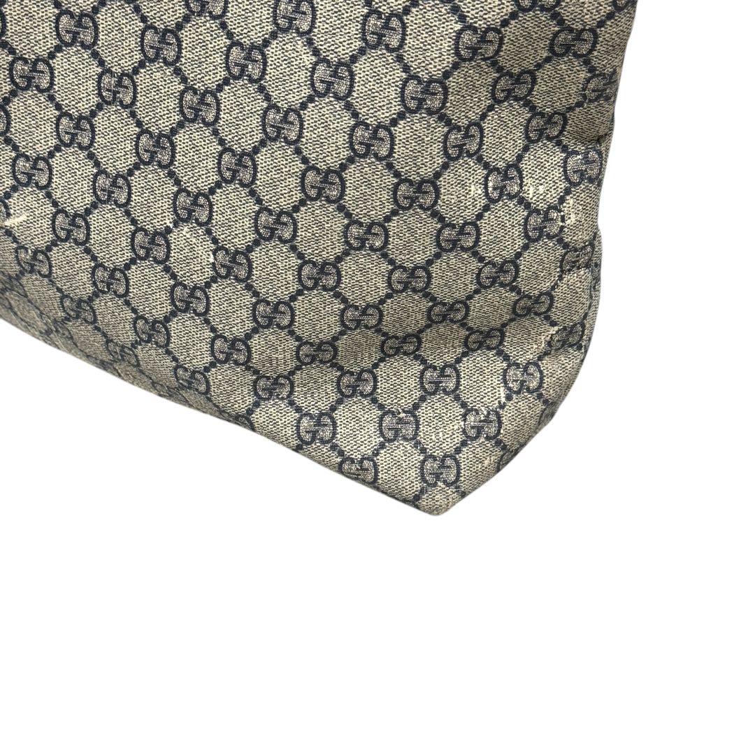 GUCCI ハンドバッグ シェリーライン GG柄 ネイビー 肩掛け A4可能