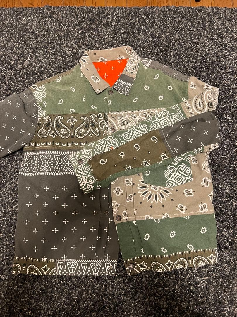 kapital ネルリバーシブルバンダナpt 1st JKT