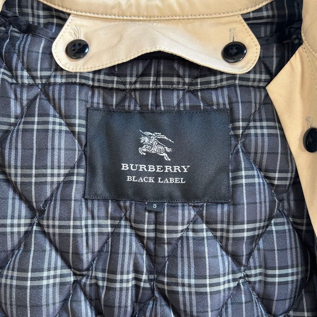 【美品】バーバリーブラックレーベル トレンチコート ダウンライナー ベージュ