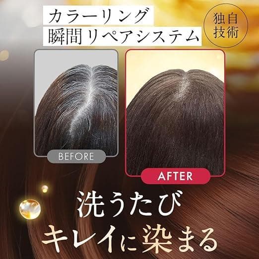 Na.be (ナイブ)白髪染めシャンプー 詰め替え用 2個セット　モカブラウン