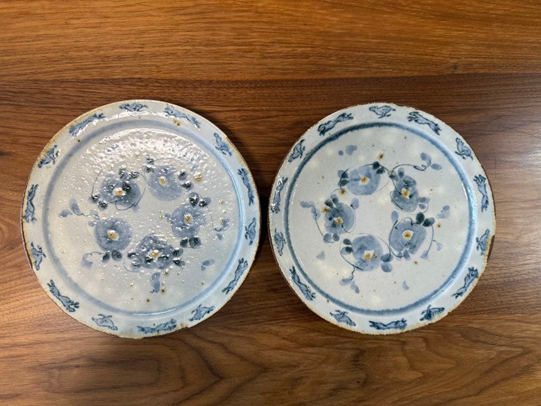 【新品未使用】コウホ窯　市野吉記　皿　2枚