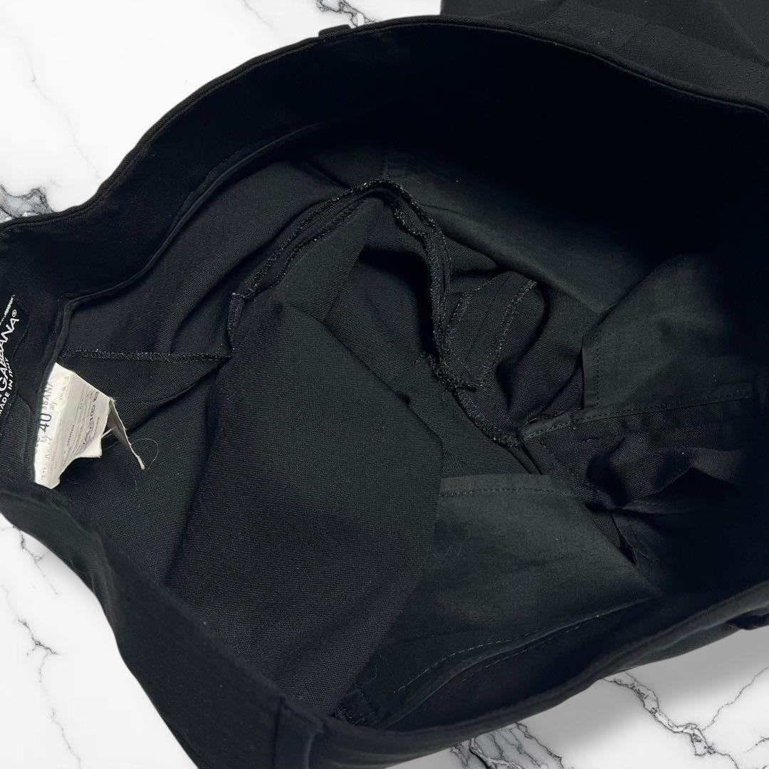 美麗品✨DOLCE&GABBANA セットアップ パンツ スーツ ブラック 秋冬