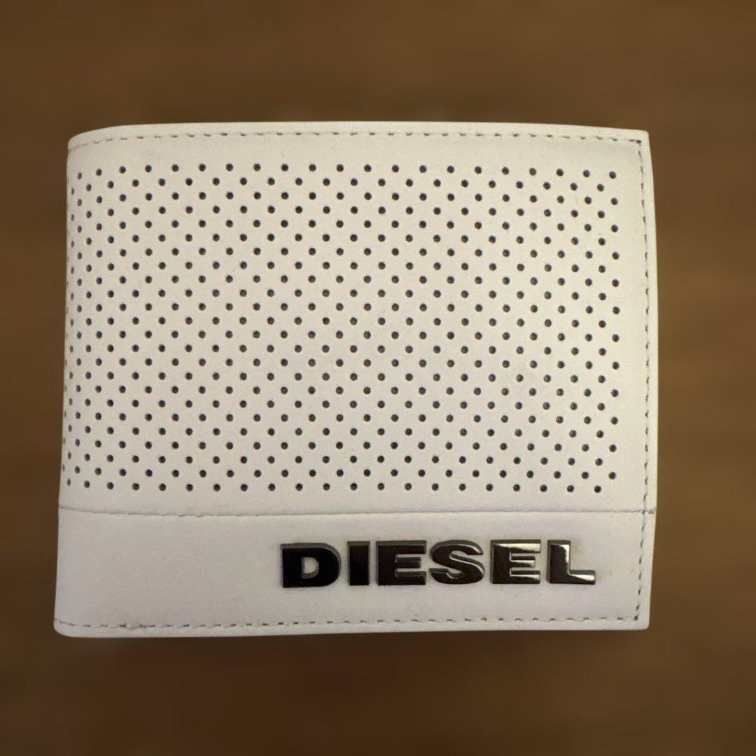 DIESEL ホワイト 二つ折り財布