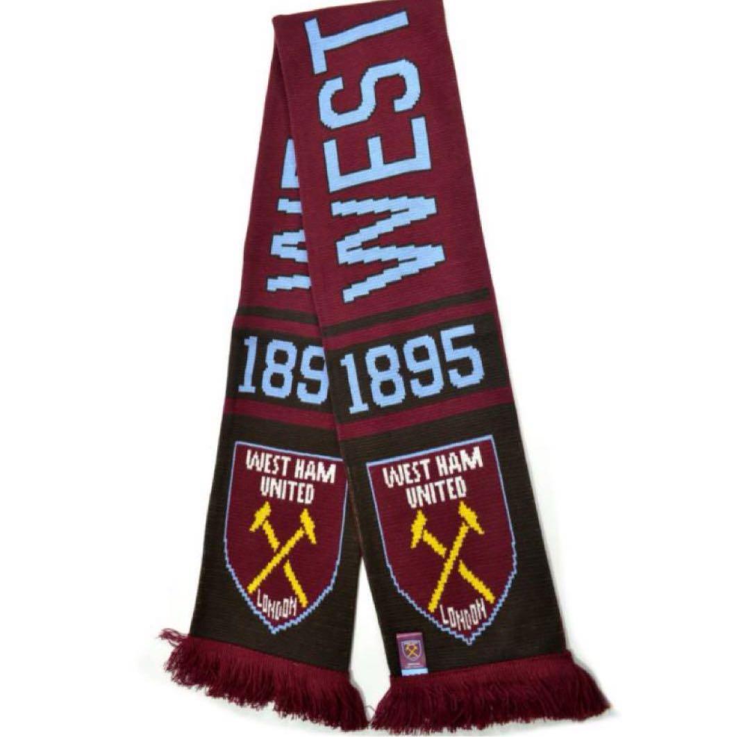 ウエストハム　サッカーマフラー　田中シェンWest Ham United