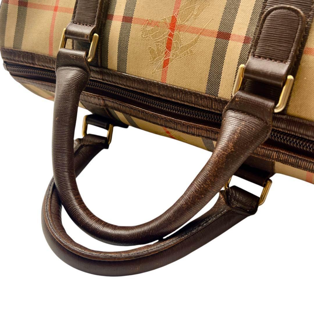 BURBERRY ノバチェック ボストンバッグ レディース 8884