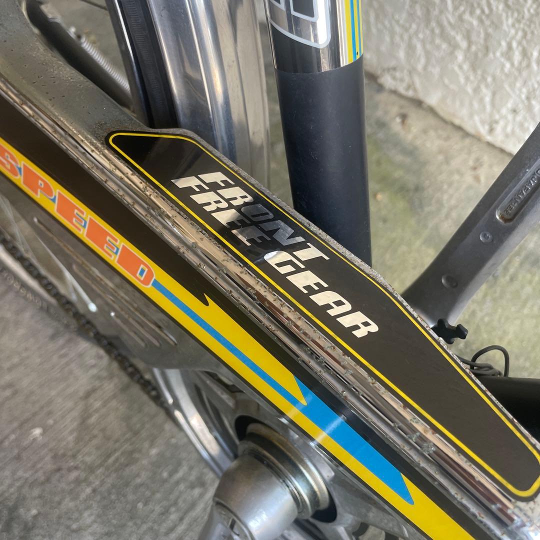 ヴィンテージ　昭和　ゼブラ　スーパーカー自転車　レトロ　26インチ