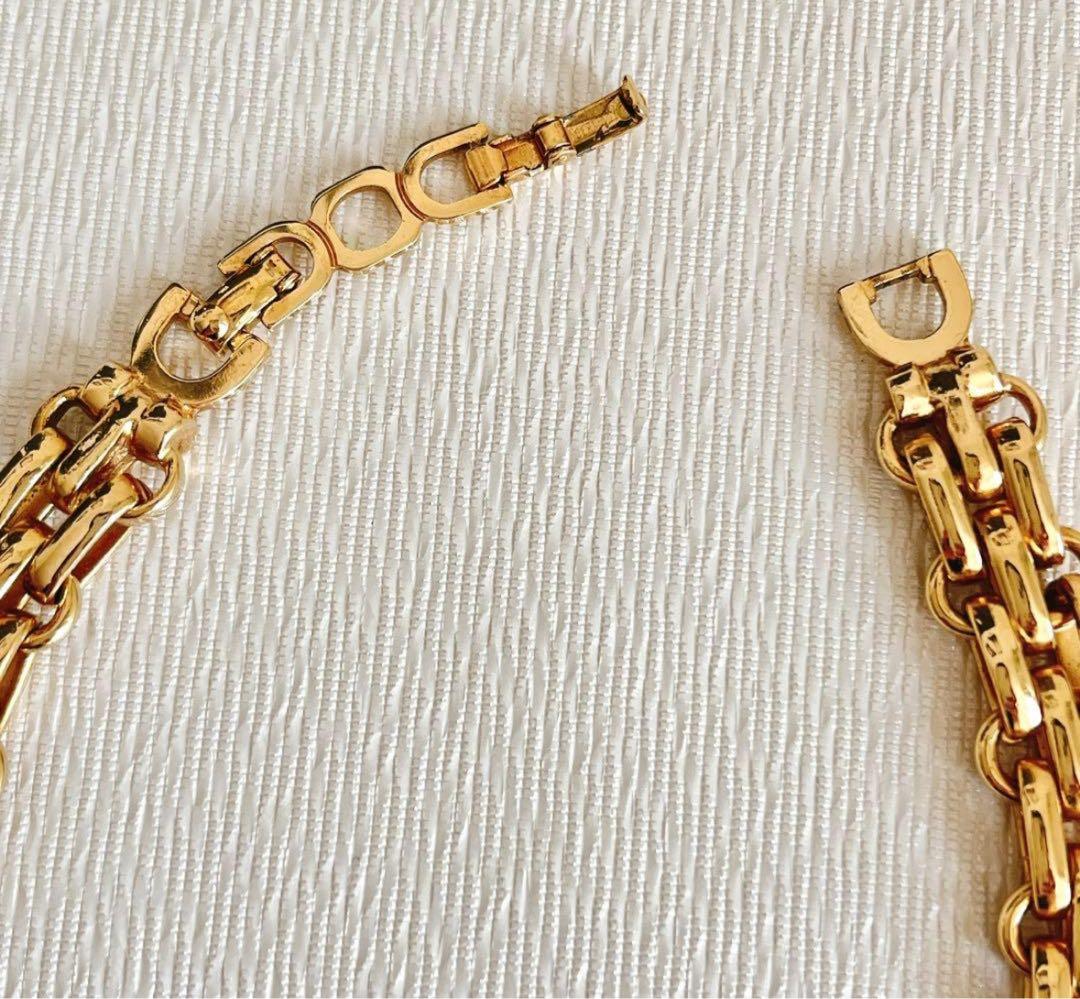 美品✨ クリスチャンディオール ネックレス チェーン 喜平 ゴールド