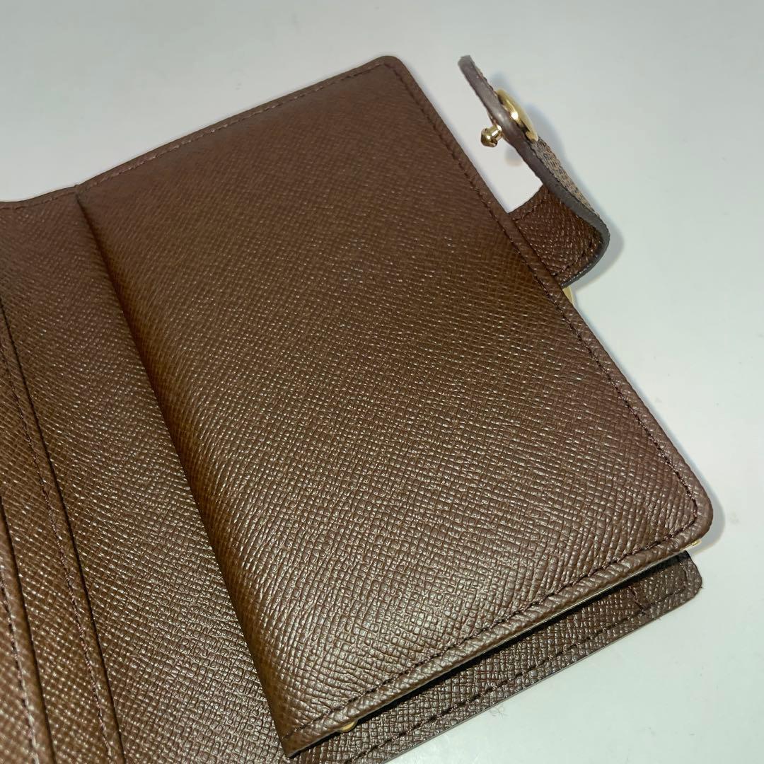 新品未使用　ルイヴィトン　ダミエ　エベヌ　ポルトフォイユヴィエノワ　折財布