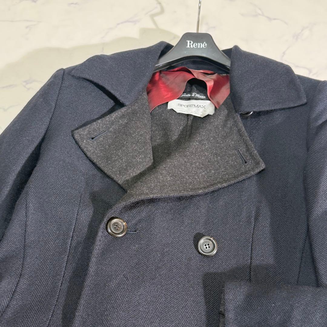 Max Mara クチートアマーノ　アンゴラ　モヘヤコート　L