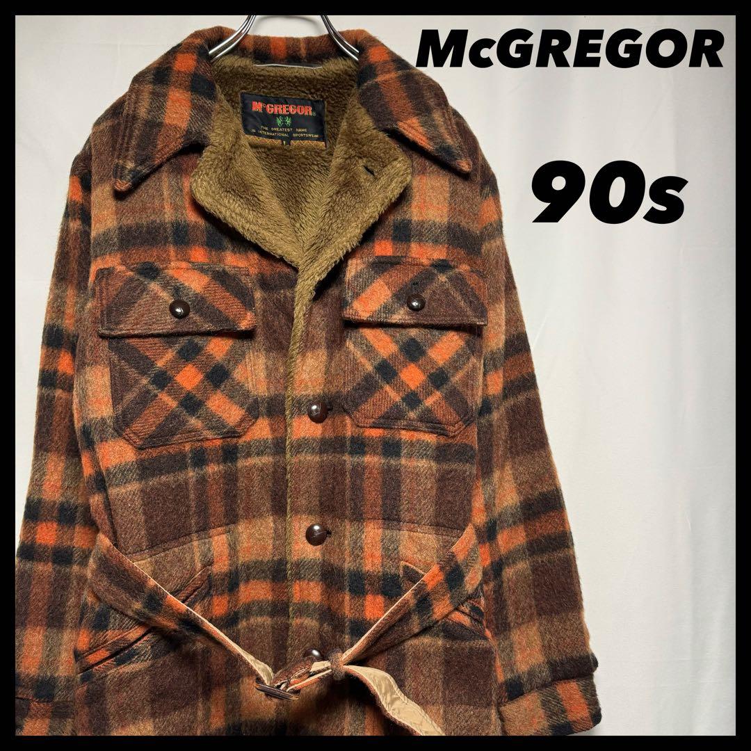 古着　90s OLD McGREGOR コート　チェック　19