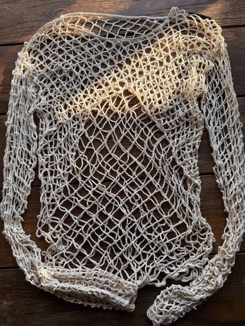 CYbER dYNE ダイヤモンドネットシャツ アイボリー