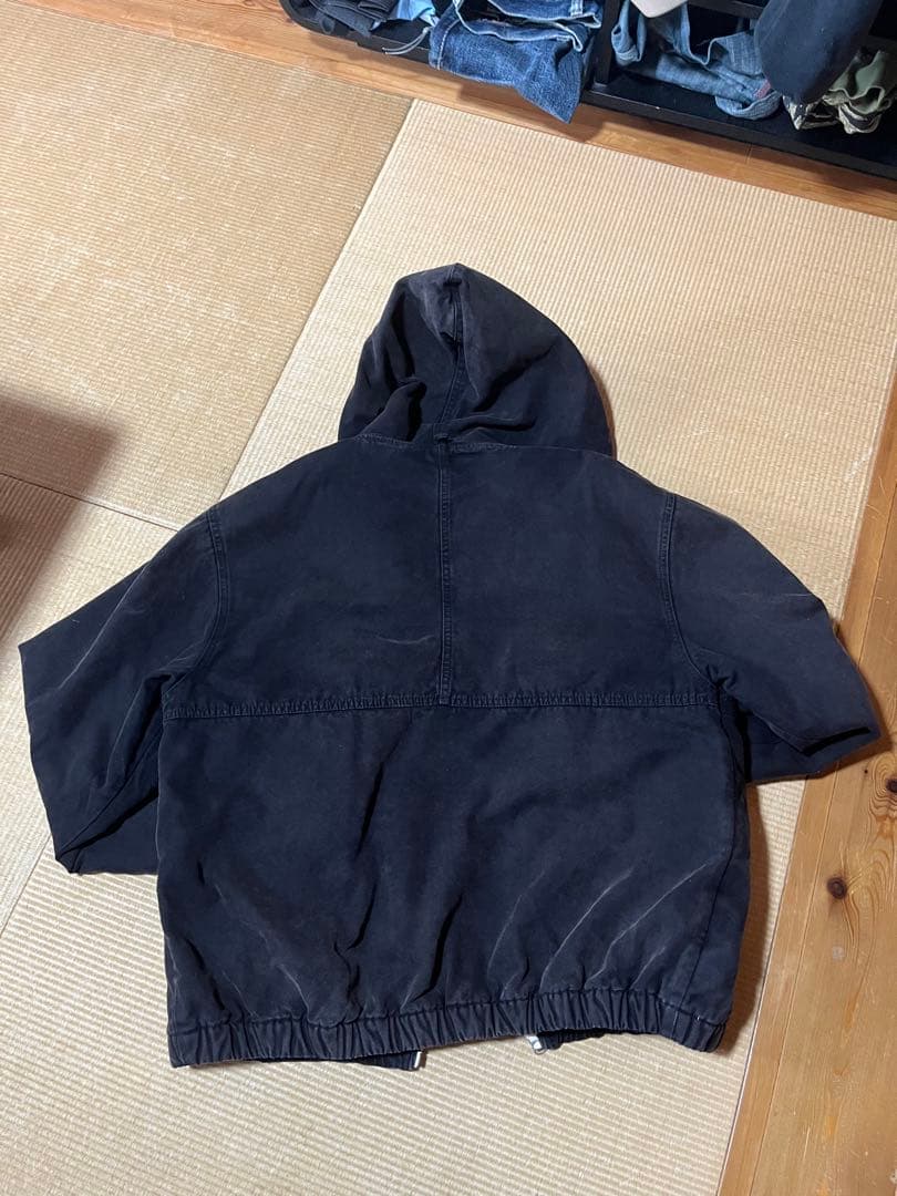 Stüssy canvas work jacket ブラック