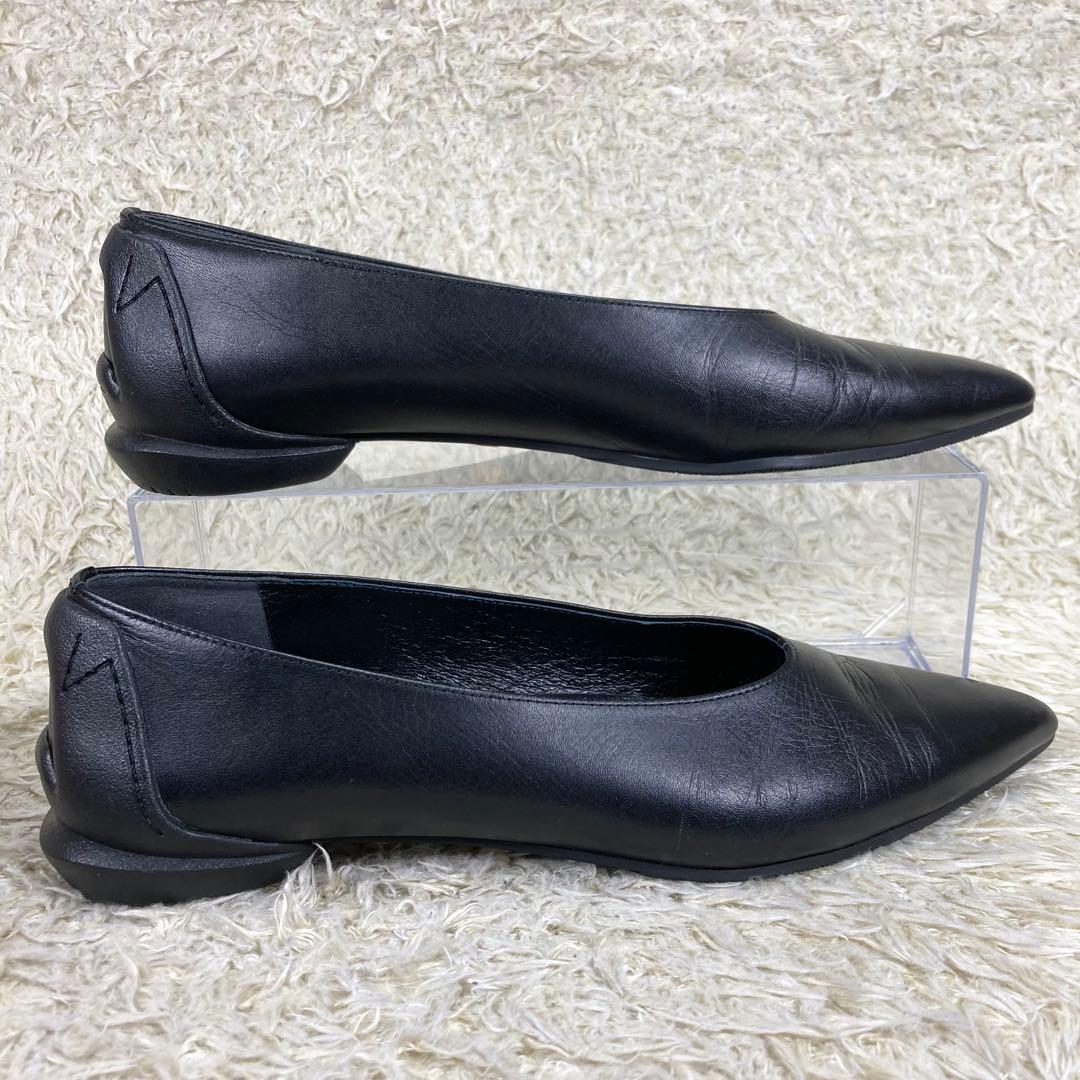 『美品』SHISEI シーセイ パンプス ポインテッドトゥ ブラック レザー