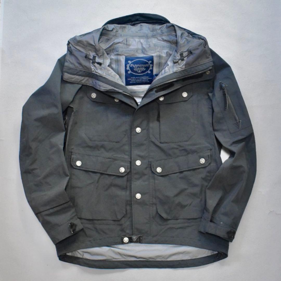 【フォロー割適用】Permanent Unionマウンテンパーカー黒 S 全天候