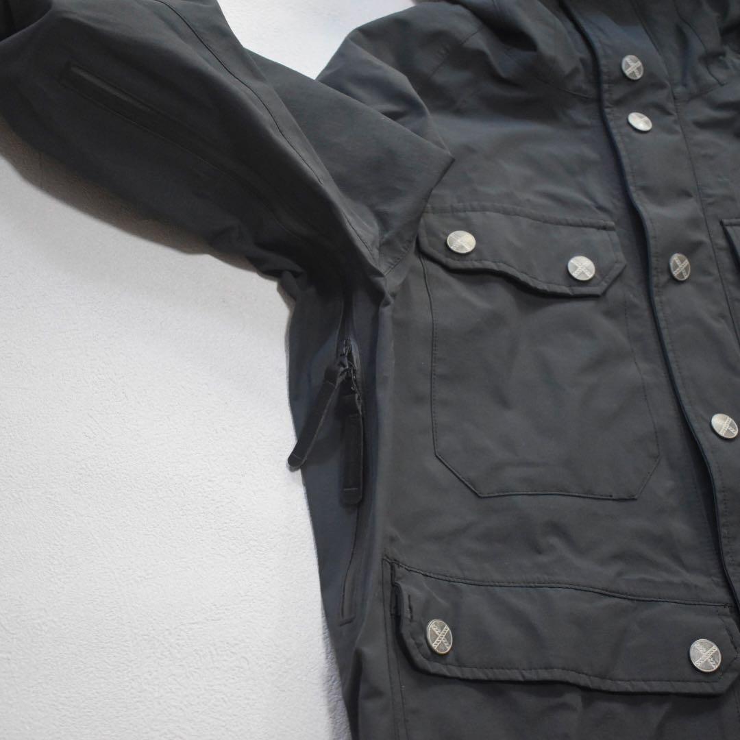 【フォロー割適用】Permanent Unionマウンテンパーカー黒 S 全天候