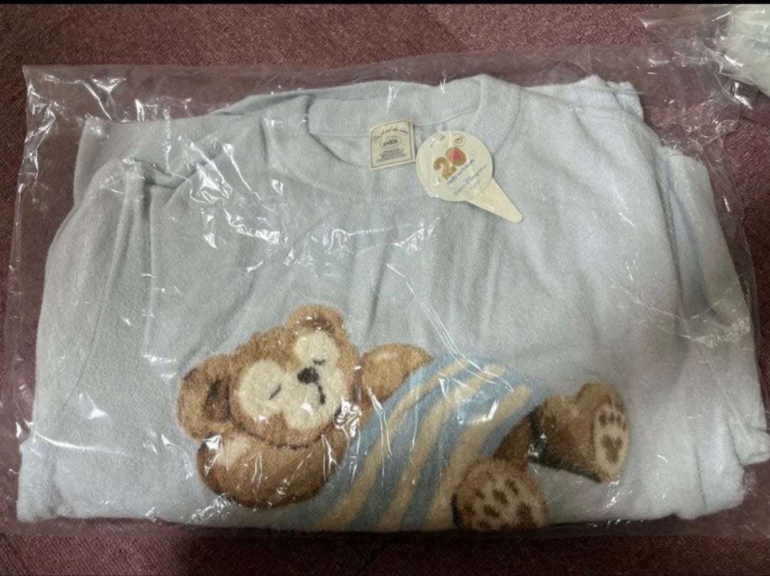 c*a様 ジェラピケ　ダッフィールームウェア上下セット（水色）