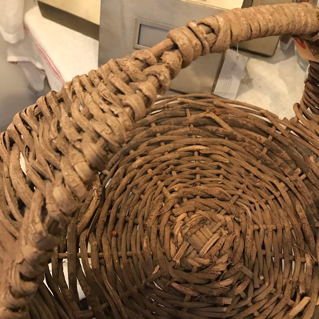 イギリスアンティークトレーバスケット