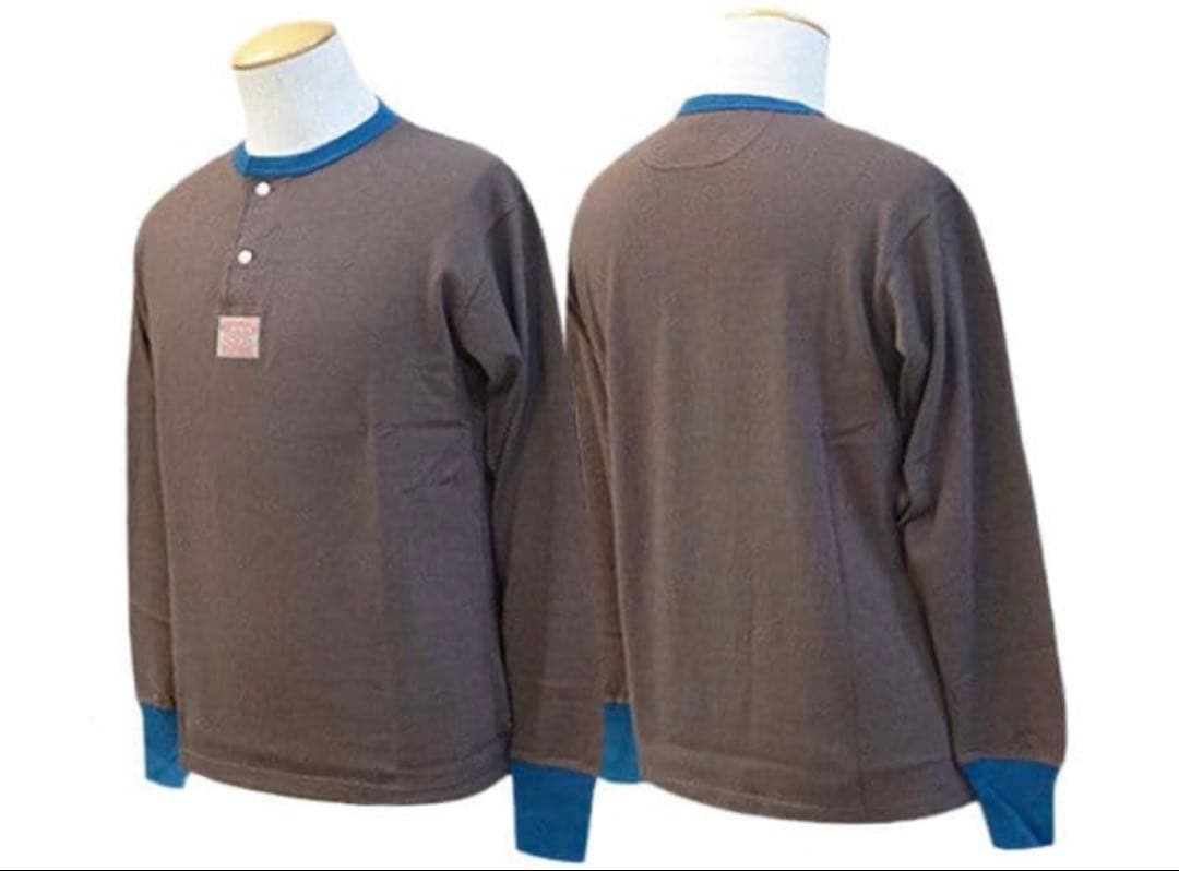 フリーホイラーズ　ヘンリーネックドロングスリーブ　Tシャツ