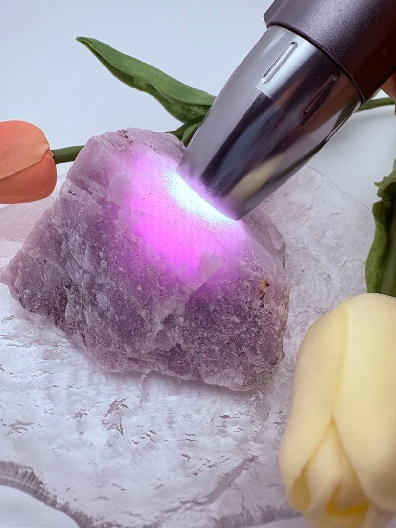 高品質クンツァイト原石 ✦ 希少大きめ343g ✦ 強い浄化力 × 空間調和