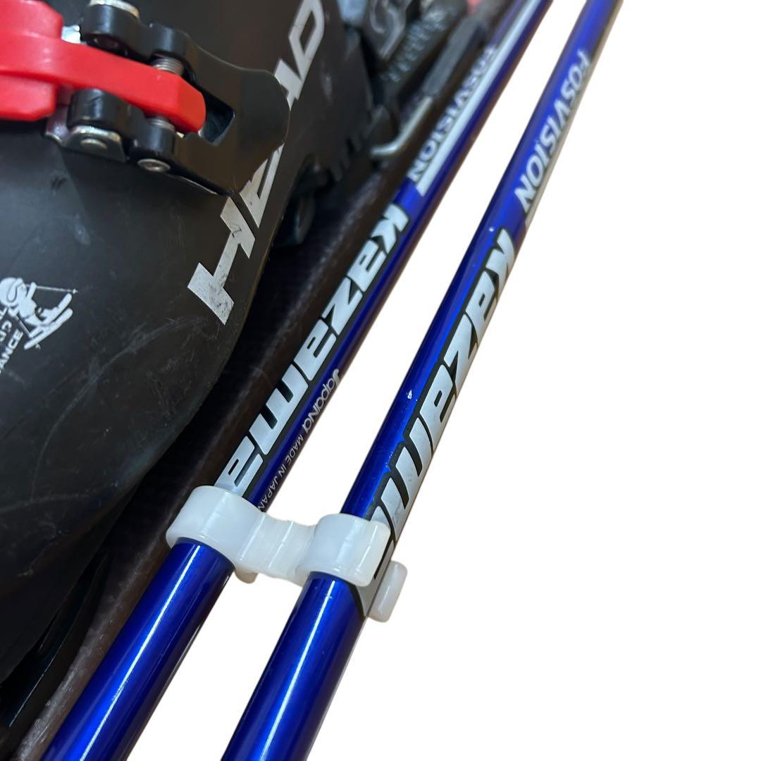 ④SALOMON 110cm☆ HEADブーツストック ジュニアスキー3点セット