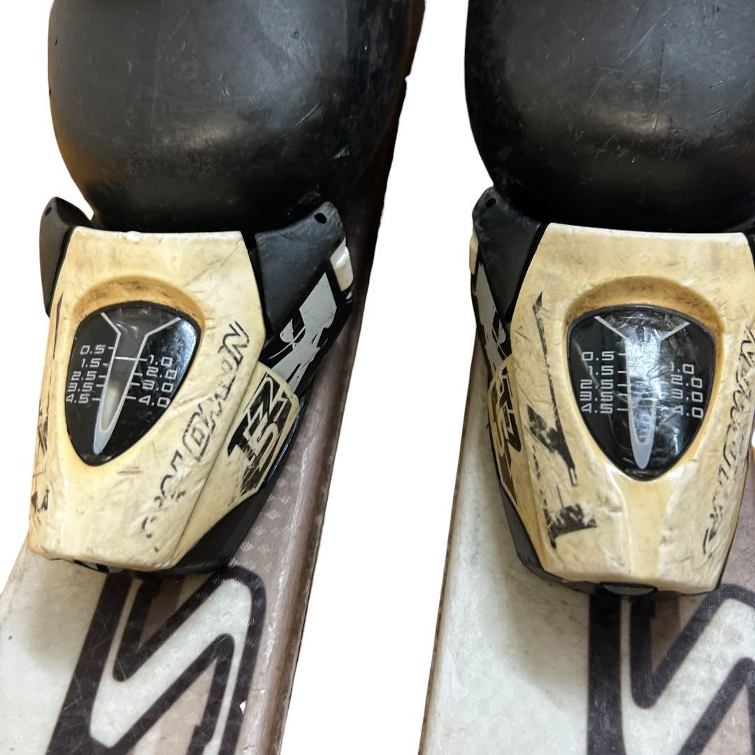 ④SALOMON 110cm☆ HEADブーツストック ジュニアスキー3点セット