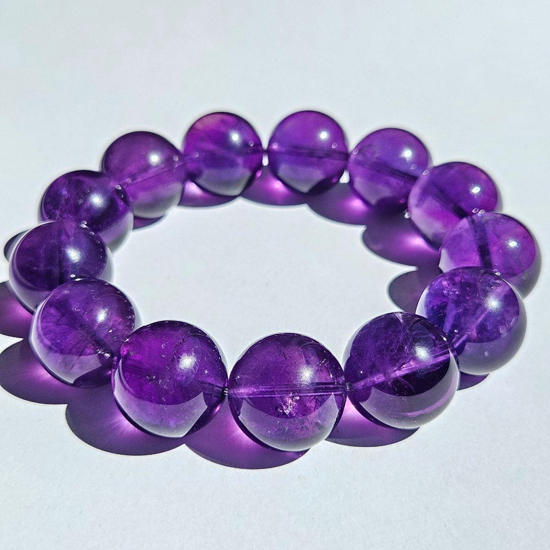 【ウルグアイ産大玉♡】アメジスト　１６ミリ