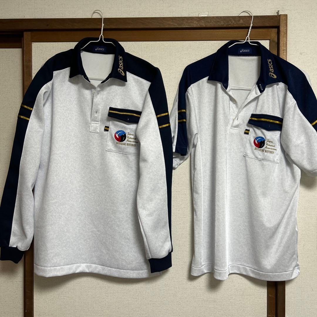バレーボール審判服　長袖半袖、ズボンセット