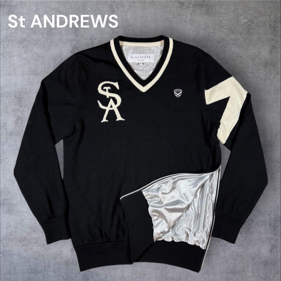 美品 St ANDREWS セント アンドリュース スニード vネック ニット
