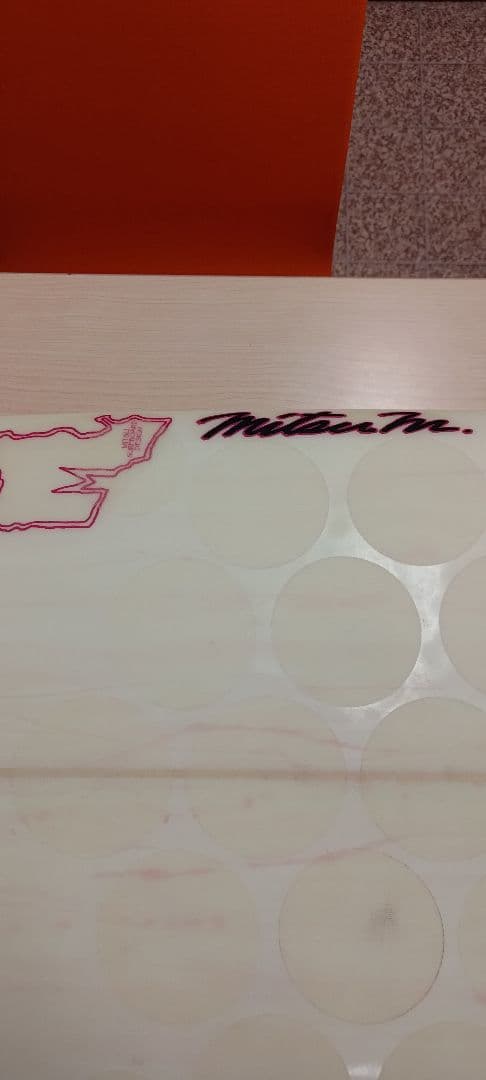 6.8 ミッドレングス　千葉、東京手渡し　ピンクマーブル柄