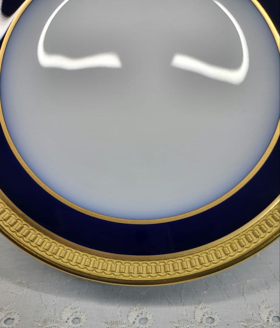 A様✨大倉陶園✨ロイヤルクラウンブルー パン サラダ デザート 皿 プレート2枚