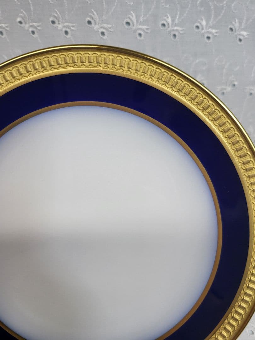 A様✨大倉陶園✨ロイヤルクラウンブルー パン サラダ デザート 皿 プレート2枚