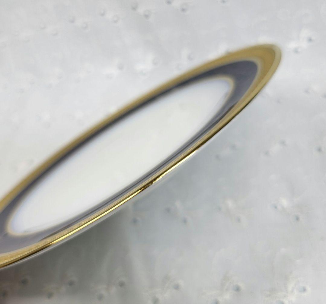 A様✨大倉陶園✨ロイヤルクラウンブルー パン サラダ デザート 皿 プレート2枚