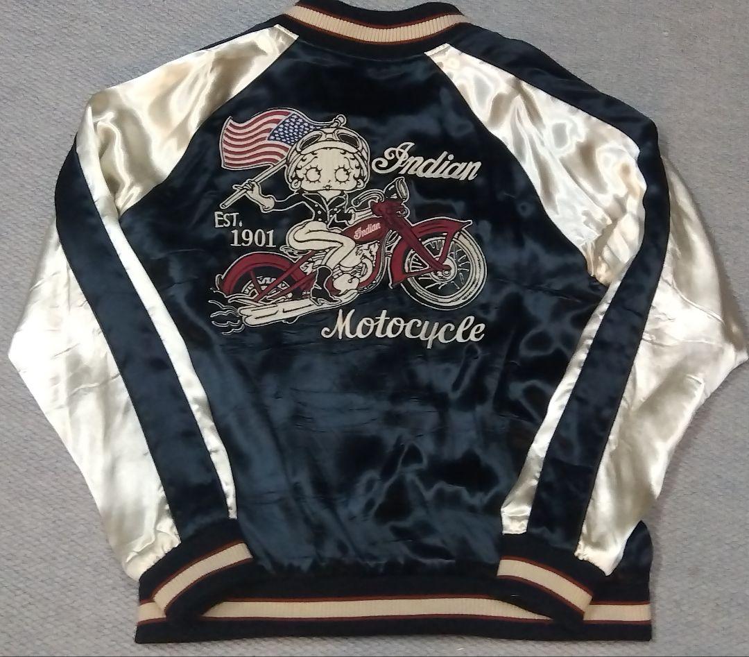 INDIAN MOTOCYCLE×ベティブープ リバーシブルスカジャンsizeL