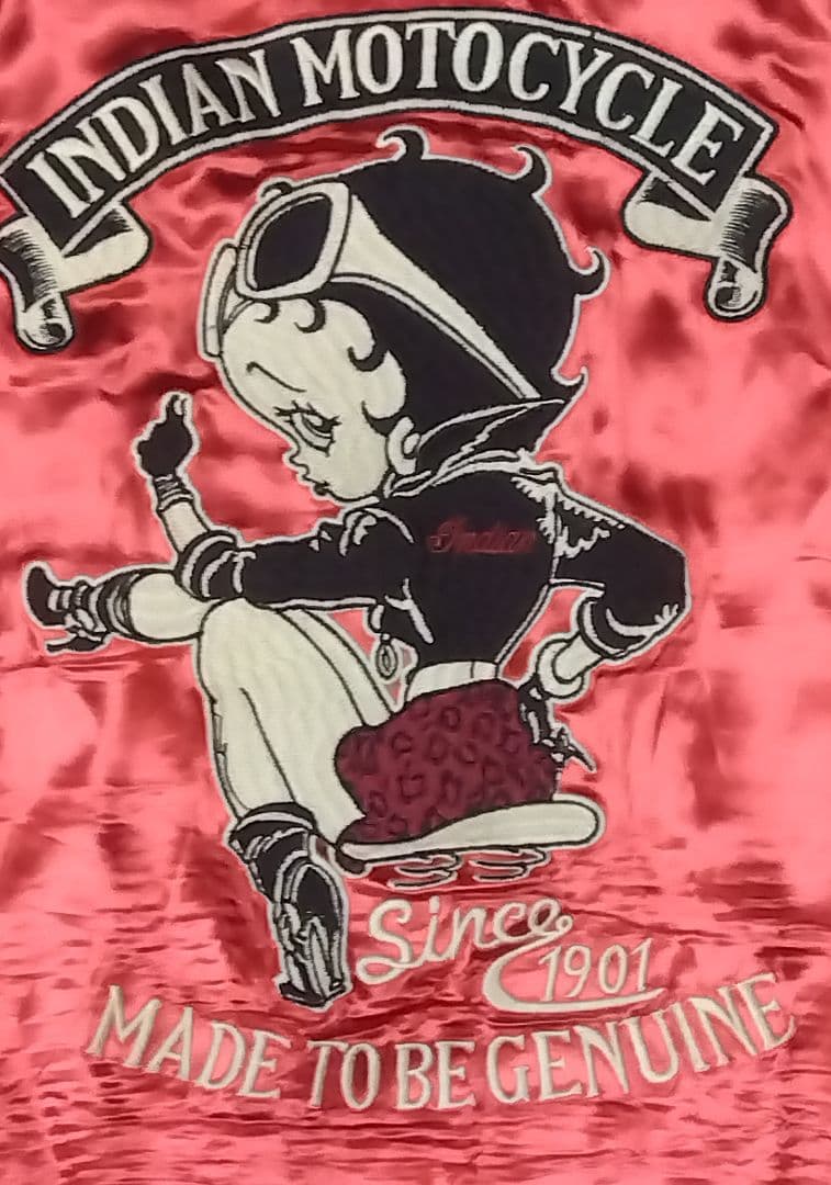 INDIAN MOTOCYCLE×ベティブープ リバーシブルスカジャンsizeL