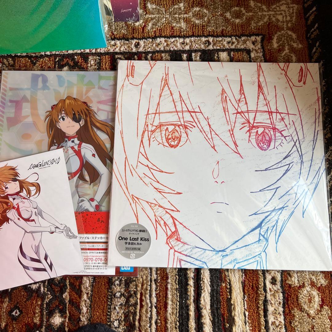 宇多田ヒカル One Last Kiss レコード綾波レイジャケット(オマケ付)