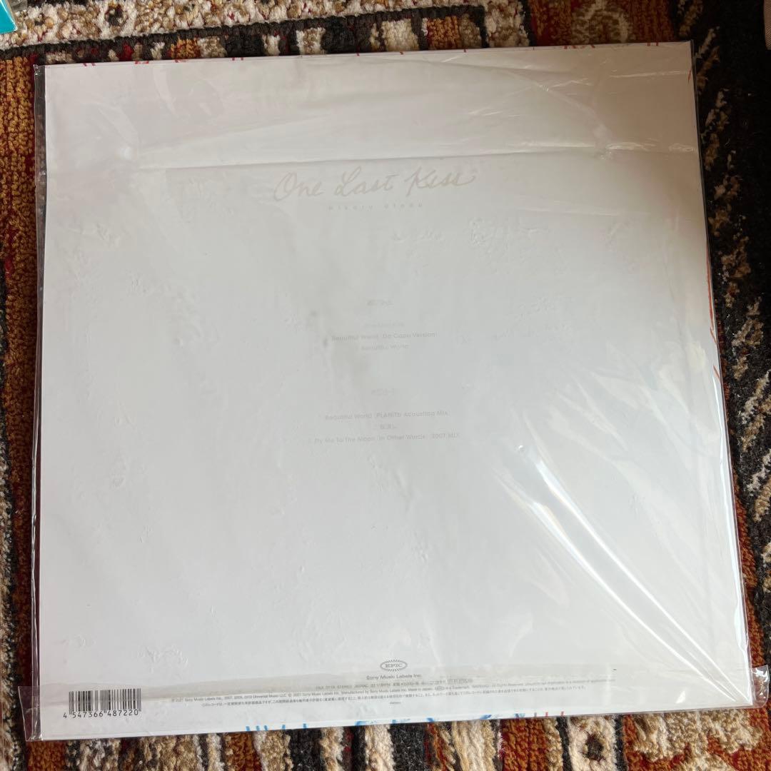 宇多田ヒカル One Last Kiss レコード綾波レイジャケット(オマケ付)