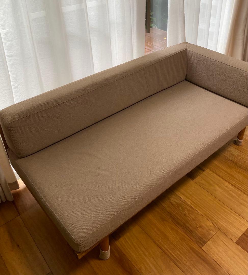 【ソファカバーのみ】MOMO NATURAL DAYソファ2.5P モカブラウン