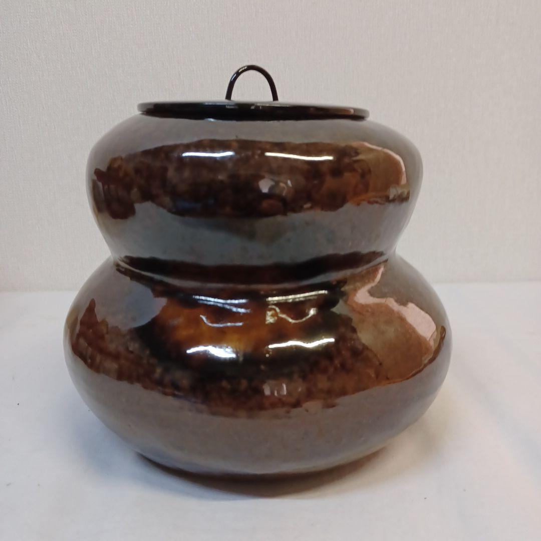 手ひねり瓢形水指(陽炎園)