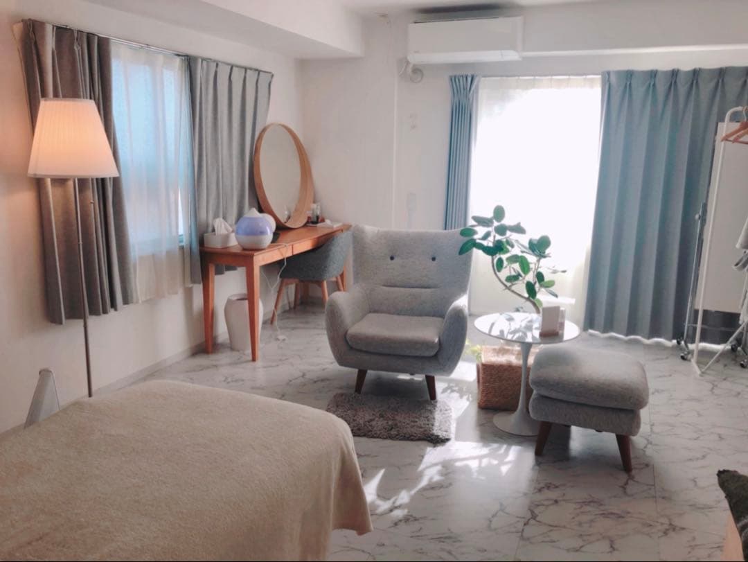 大理石サイドテーブル