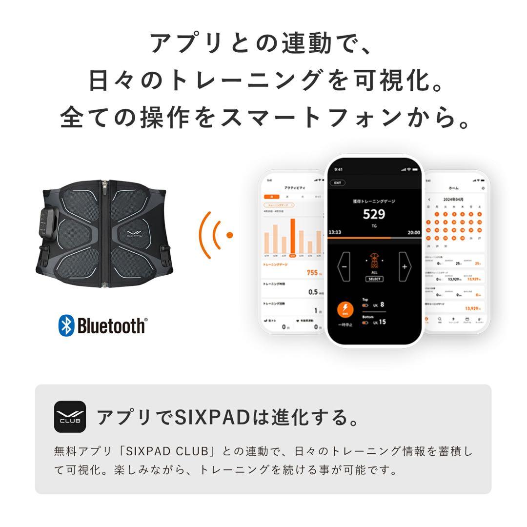 【使用五回以下/ジェル&水不要！/価格相談OK】SIXPAD コアベルト2 M